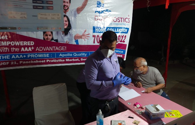 Free Health Camp Max Bliss, sector 75, Noida